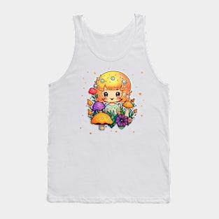 kawaii girls design Tank Top